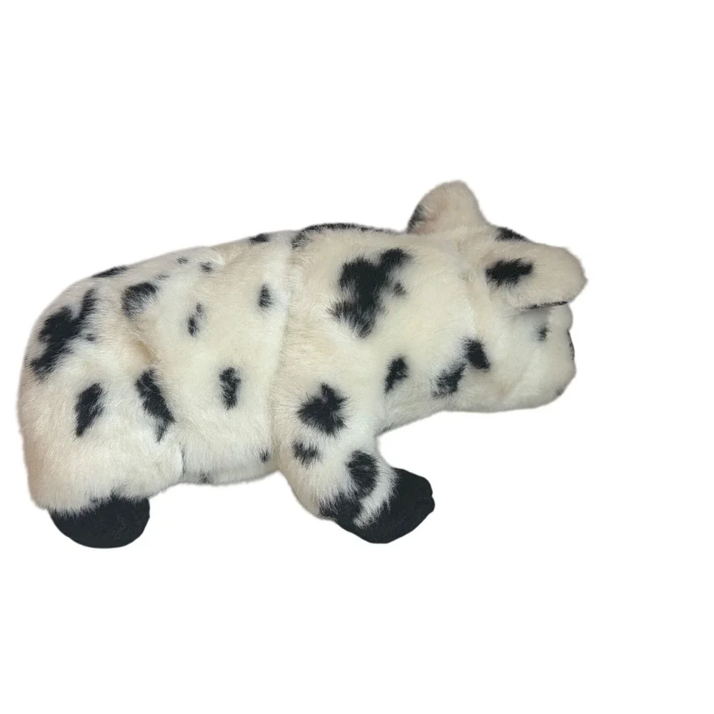 Ty Beanie Babies‎ Stubby the Pig Black White Spotted 2004 Plush Animal 40105